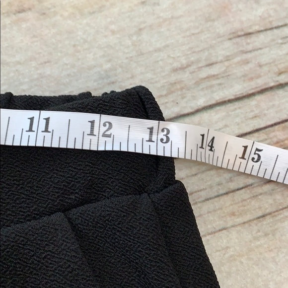 Ladies black textured pull on pants - Picture 6 of 6